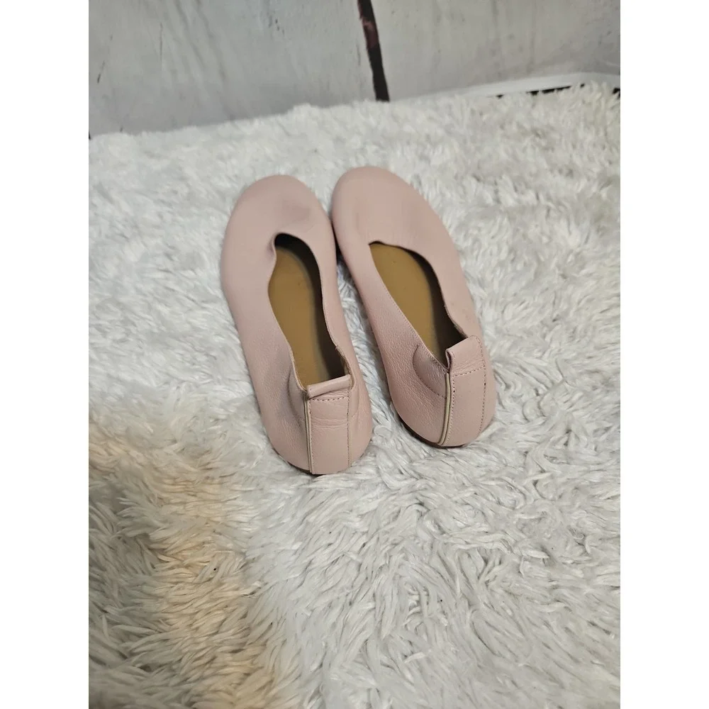 Everlane: The Day Glove Italian Leather Ballet Flats in Rose Women's 7.5 - Picture 3 of 9